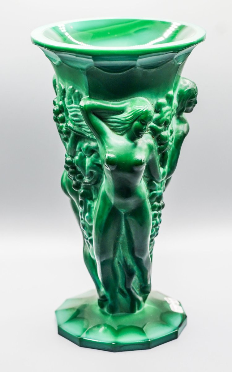 Desna Art Deco Naiad Vase-photo-4