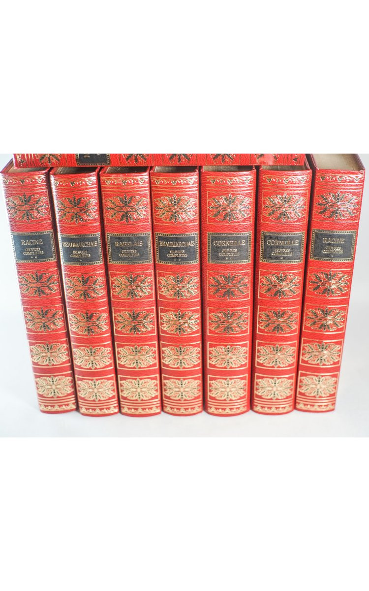 THÉATRE 9 volumes luxe : BEAUMARCHAIS,  CORNEILLE, MOLIÉRE, RABELAIS, RACINE-photo-5