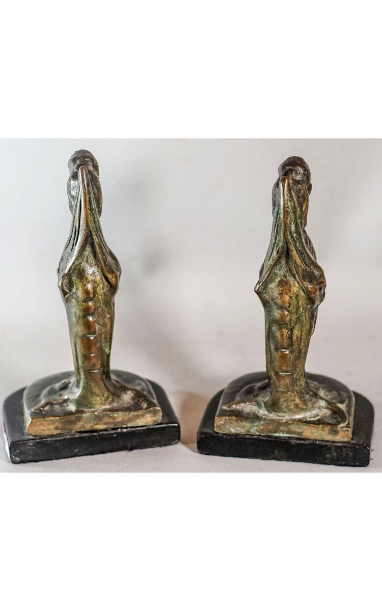Bookends, Art Nouveau L. Rippert-photo-1