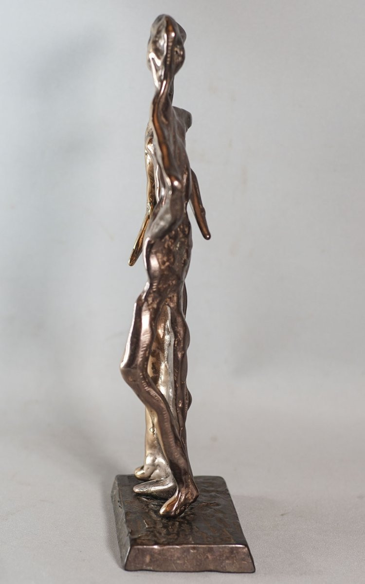 Yves LOHÉ, Couple de personnages bronze-photo-2