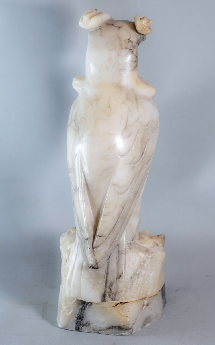 HIBOU en marbre-photo-2