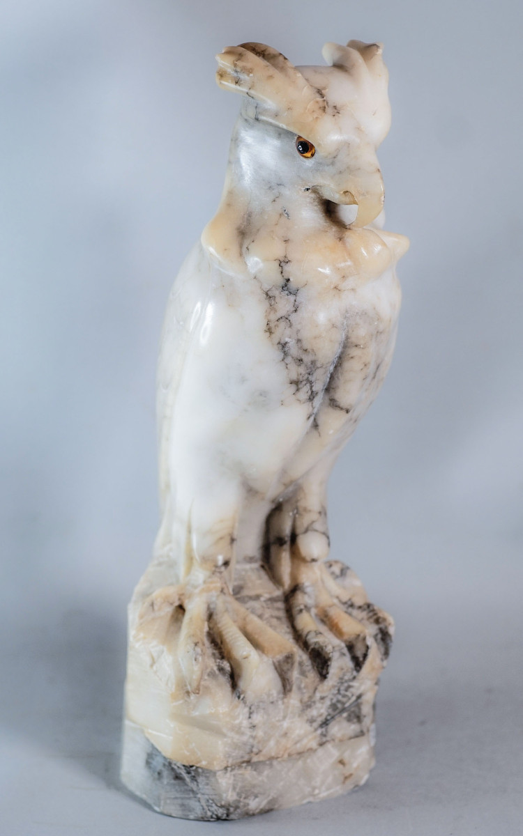 HIBOU en marbre