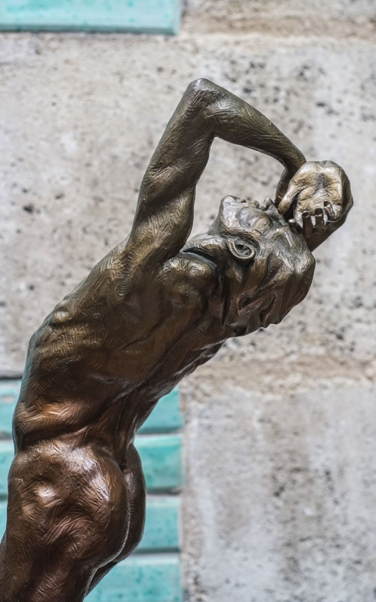 Kevin CHRISTMAN, HOMME NU BRONZE, Dark Night-photo-4