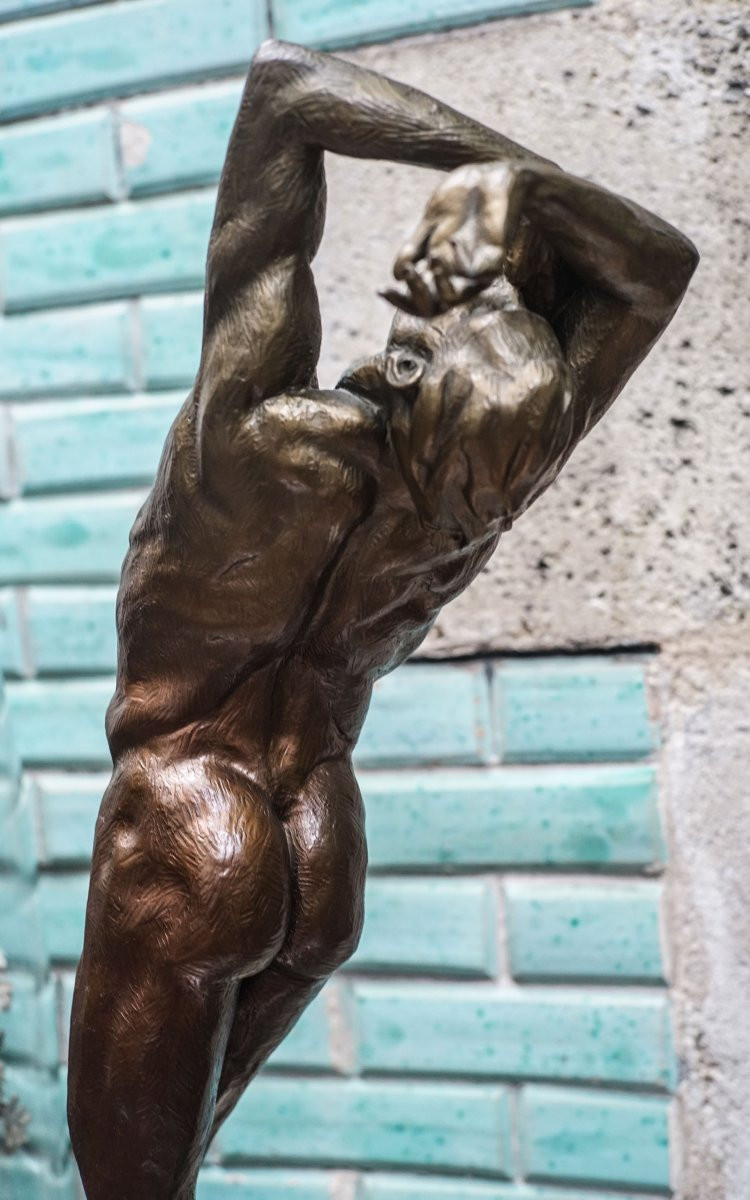 Kevin CHRISTMAN, HOMME NU BRONZE, Dark Night-photo-6