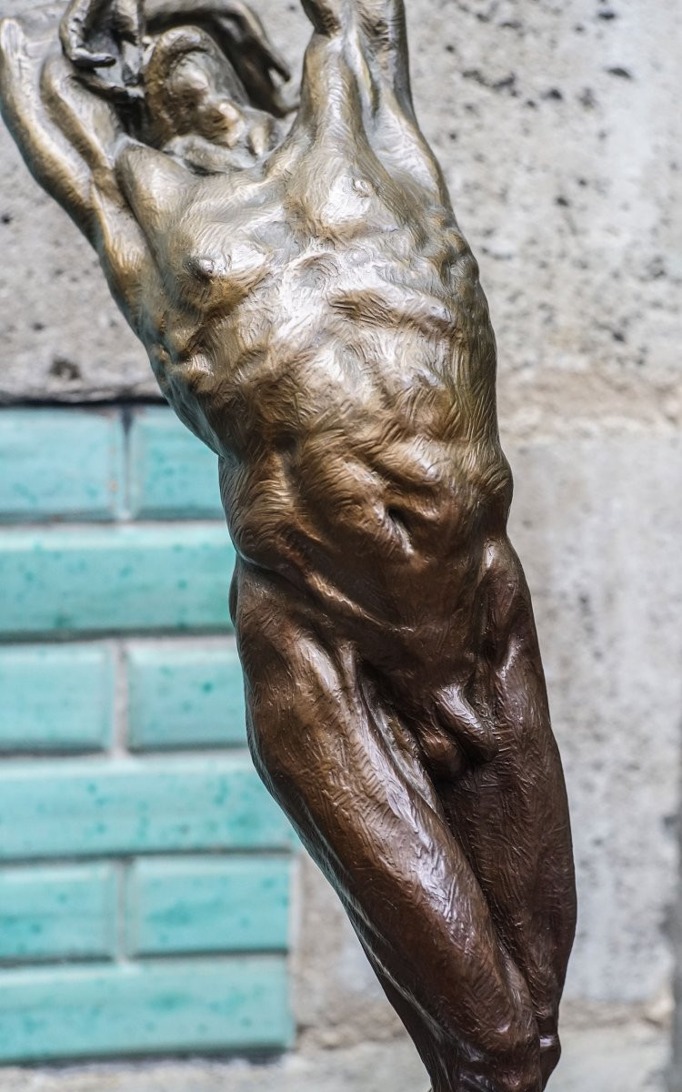 Kevin CHRISTMAN, HOMME NU BRONZE, Dark Night-photo-8