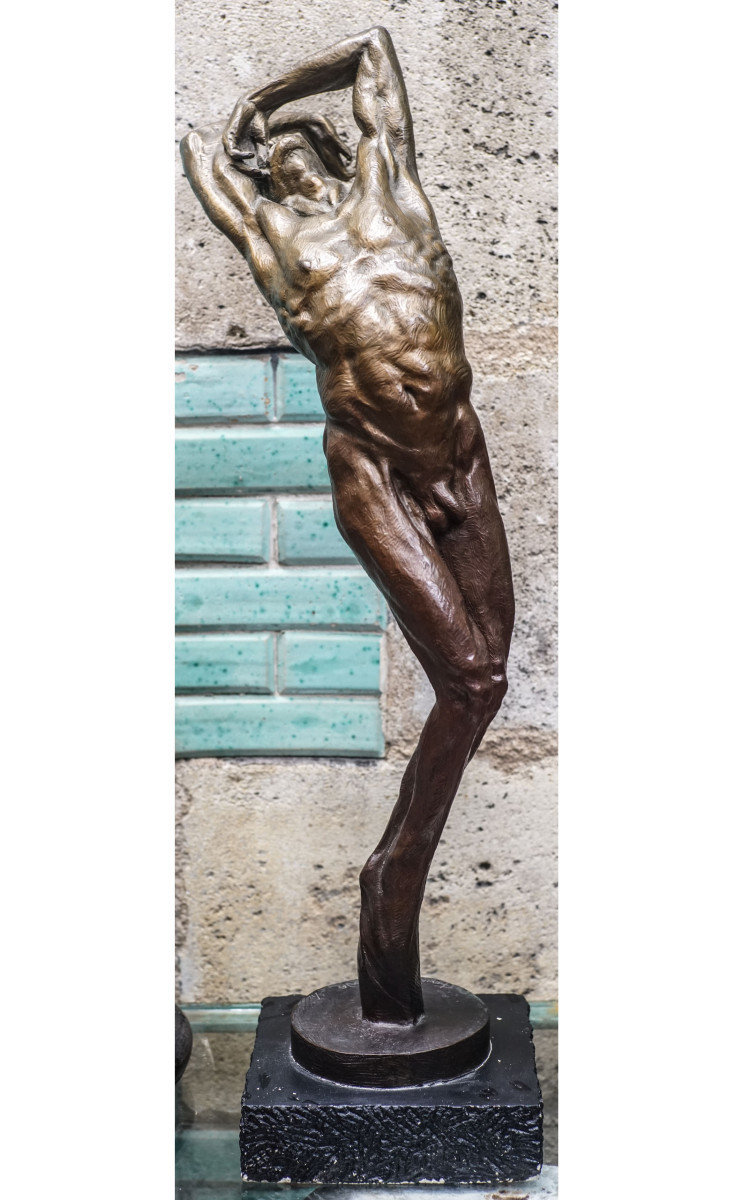 Kevin CHRISTMAN, HOMME NU BRONZE, Dark Night