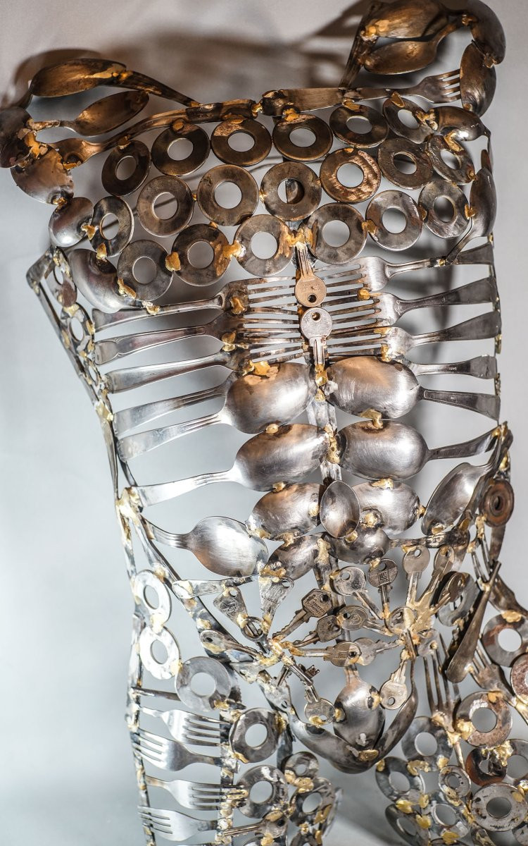 SCULPTURE HOMME Métal-photo-1