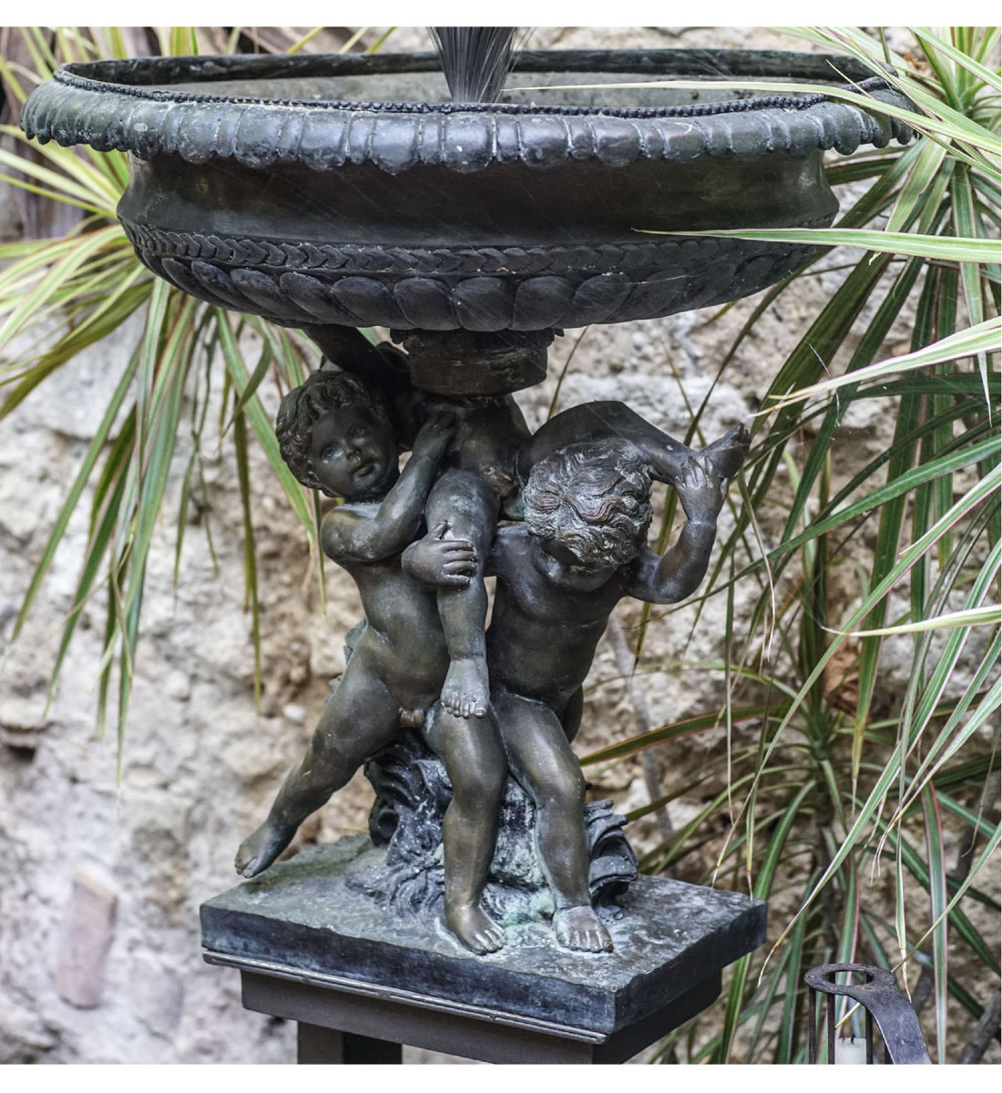Bronze Putti Fountain