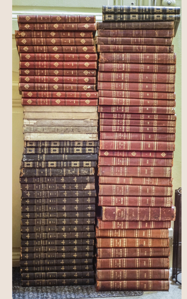Around The World, 73 Volumes, édouard Charton, Travel Journal And Travelers