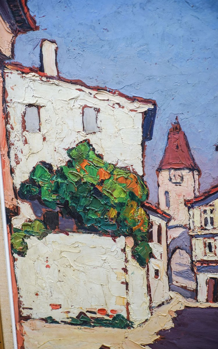 Pierre MOLINIER, Ruelle de village dans l'agenais.-photo-4