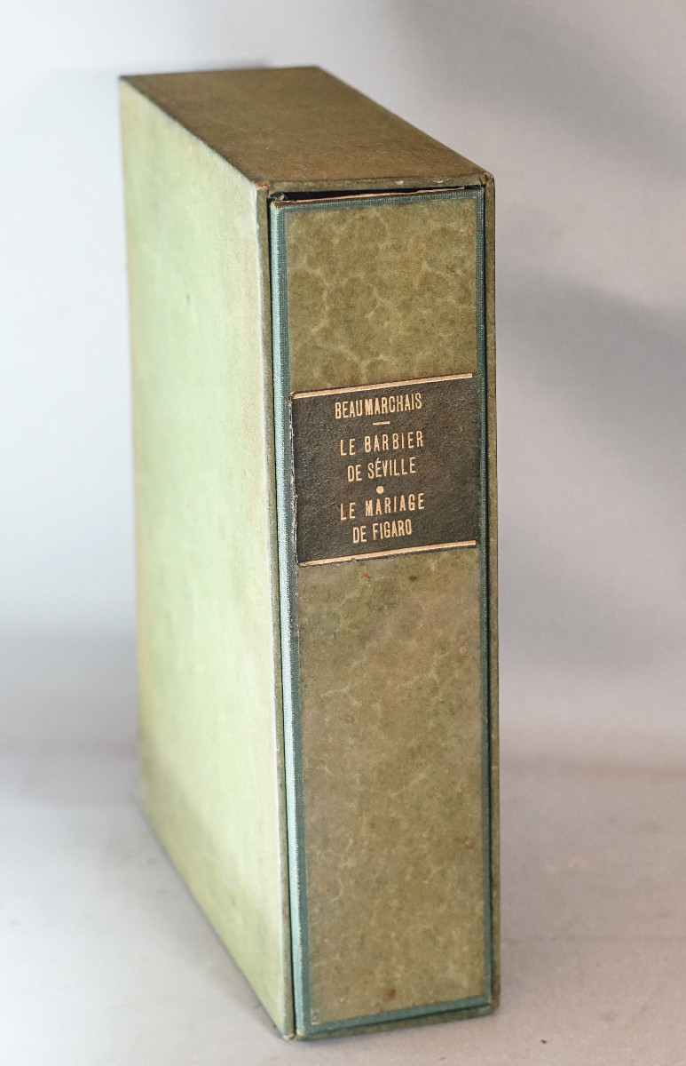 Beaumarchais The Barber Of Seville, The Marriage Of Figaro, Watercolors By Jean Gradassi