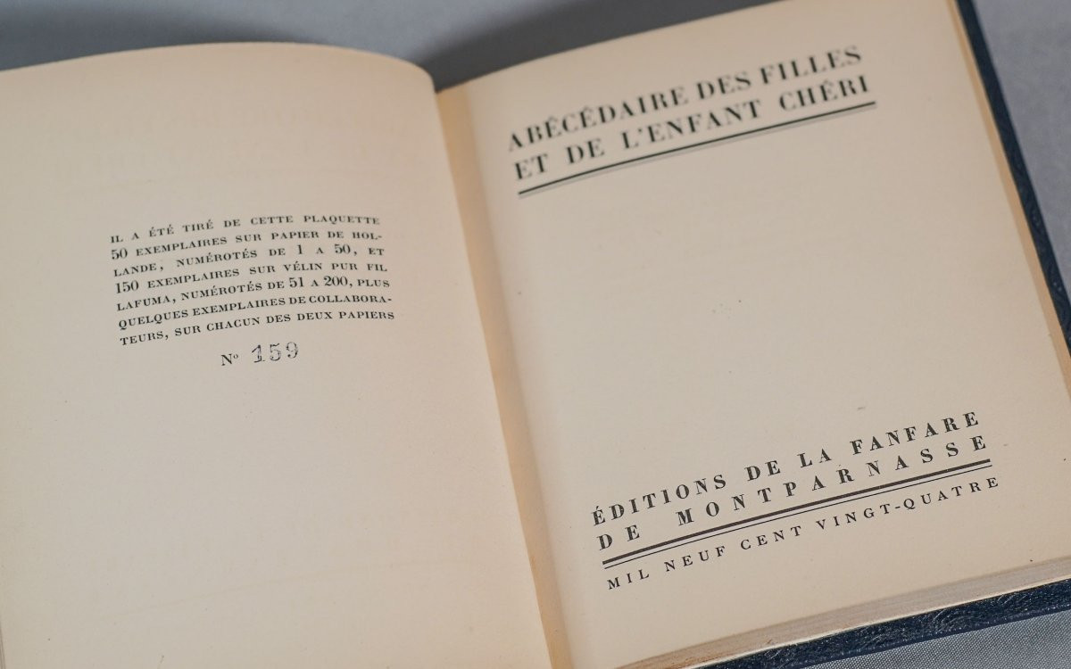 Curiosa: Pierre Mac Orlan, "abécédaire Des Filles Et De l'Enfant Chéri" 1924-photo-4
