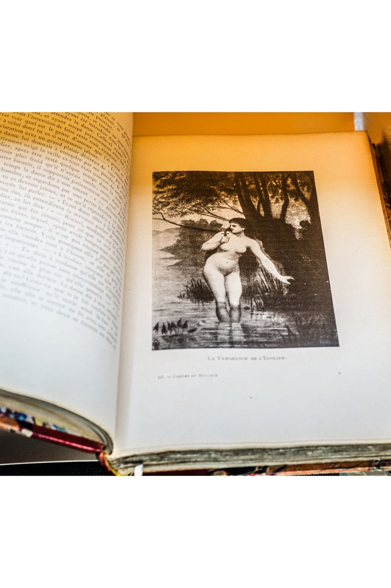 BOCCACE, "Contes de BOCCACE", Curiosa, 3 tomes, édition luxe, nc-photo-2