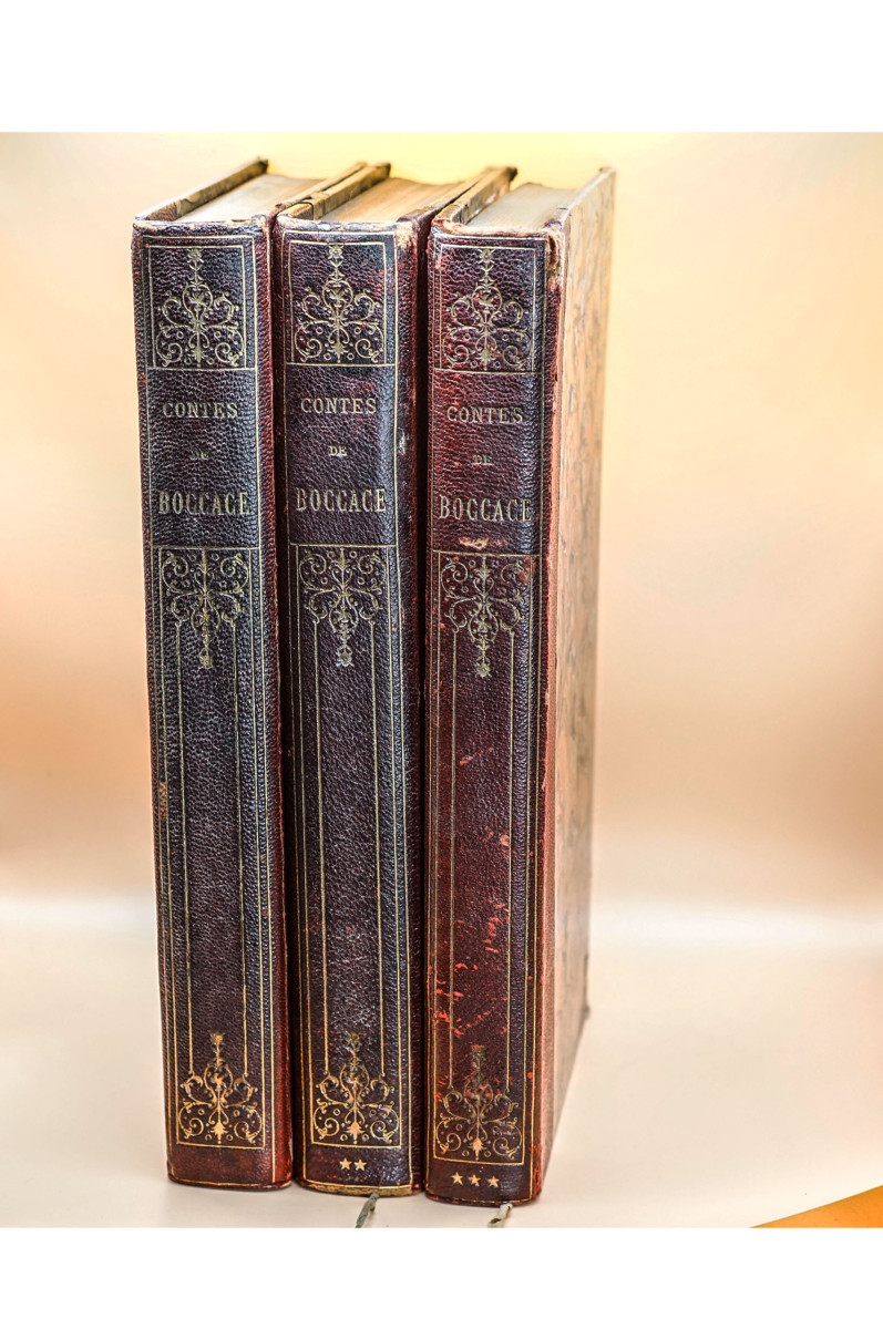 BOCCACE, "Contes de BOCCACE", Curiosa, 3 tomes, édition luxe, nc