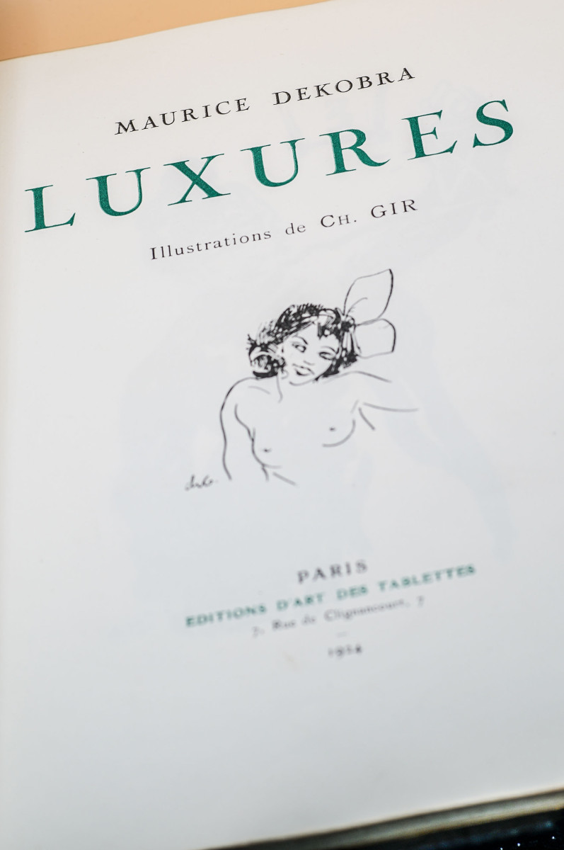 Maurice DEKOBRA " LUXURES",  Curiosa,  illustrations de Ch. GIR