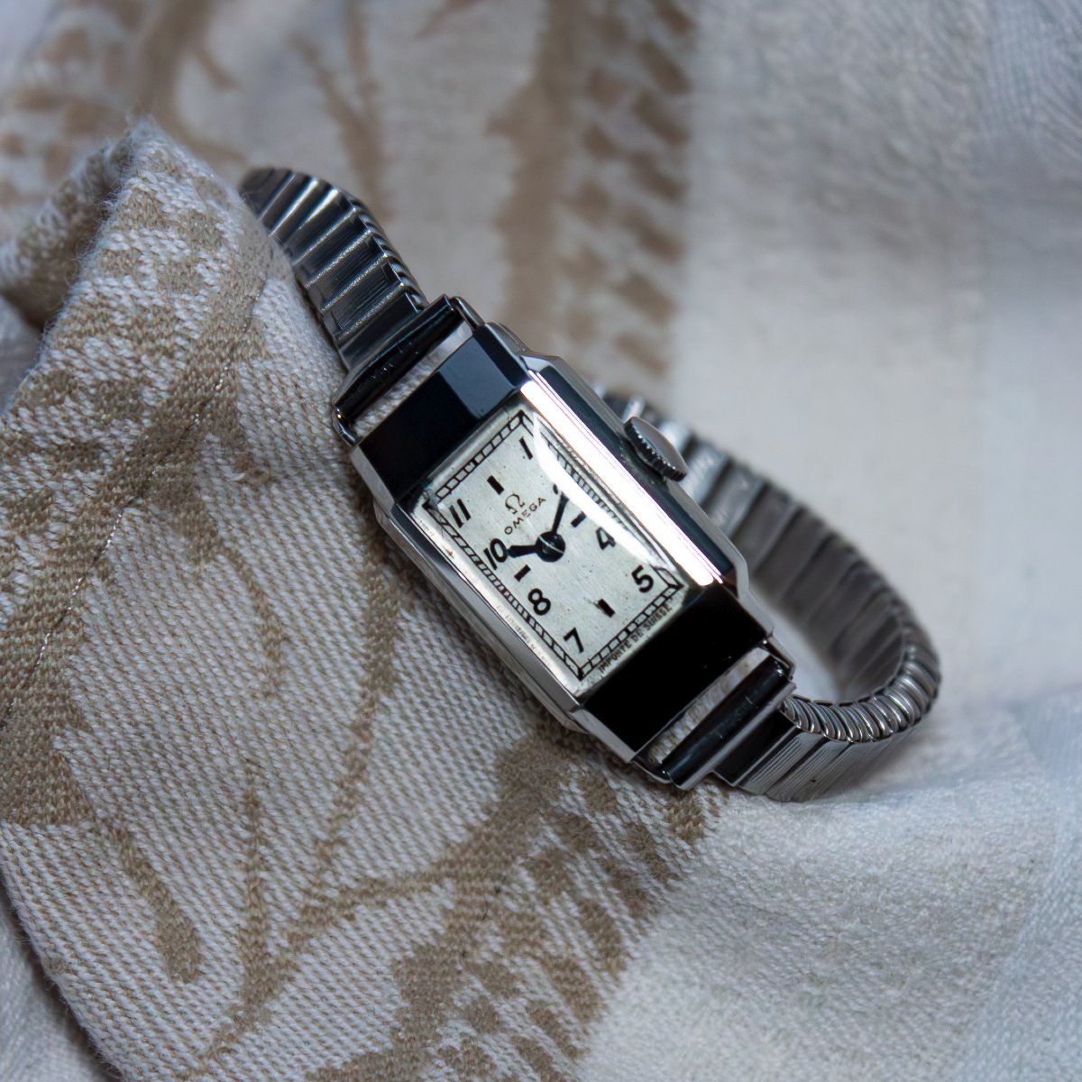 Omega Woman Art Deco 1930's Style T17-photo-5