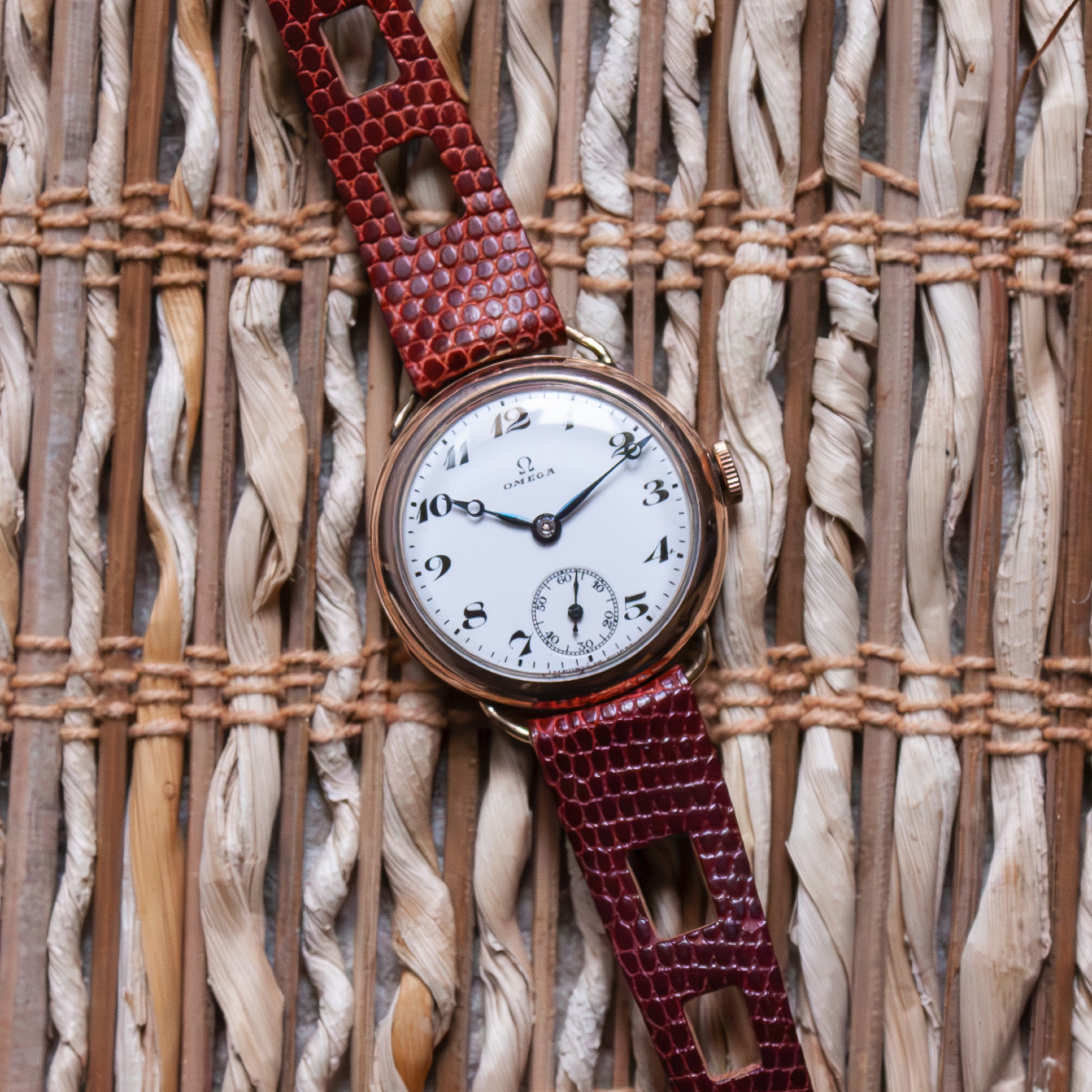 OMEGA années 1920, plaqué or