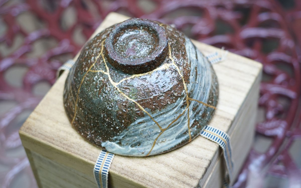 Tea Ceremony Bowl - Chawan Kintsugi-photo-1