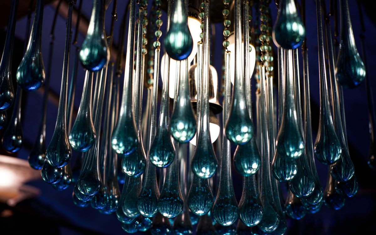 Blue Murano Chandelier-photo-2
