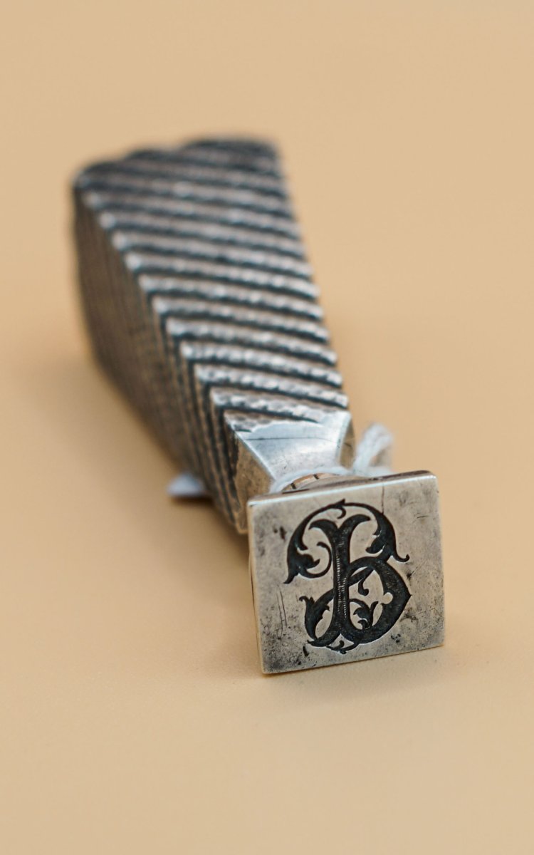 Vermeil Silver Seal, Initials 