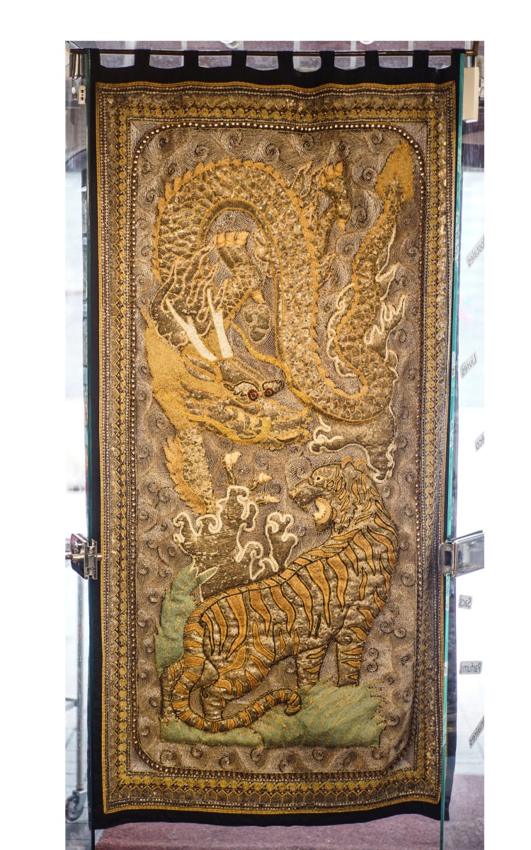 "tiger And Dragon" Tapestry
