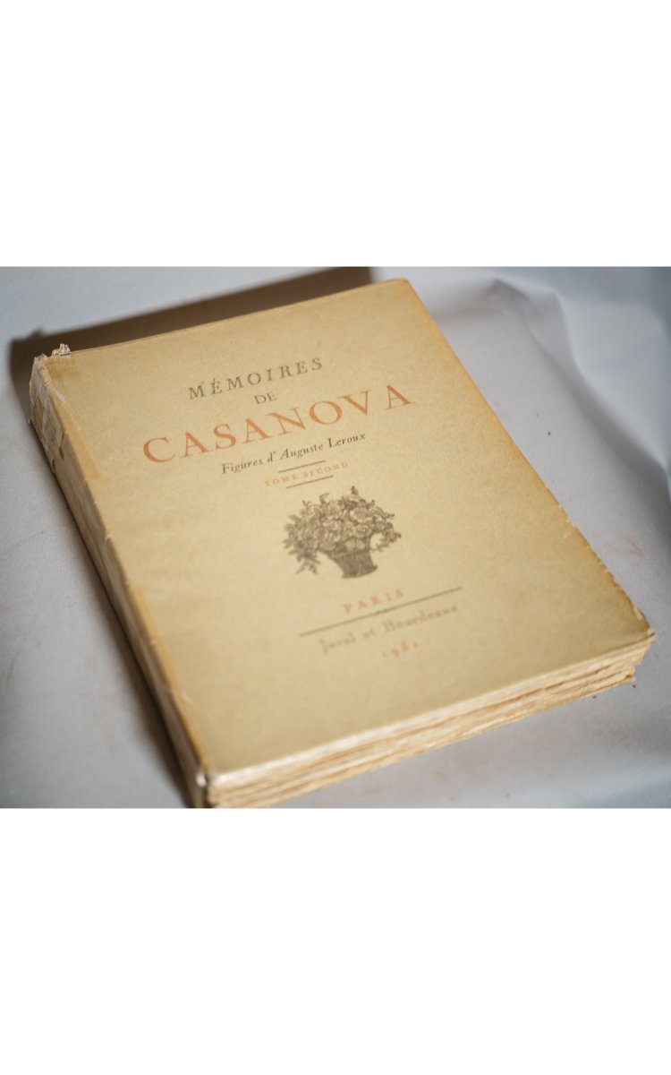 MEMOIRES DE CASANOVA, 10 volumes, complet, Figures d'Auguste LEROUX-photo-2