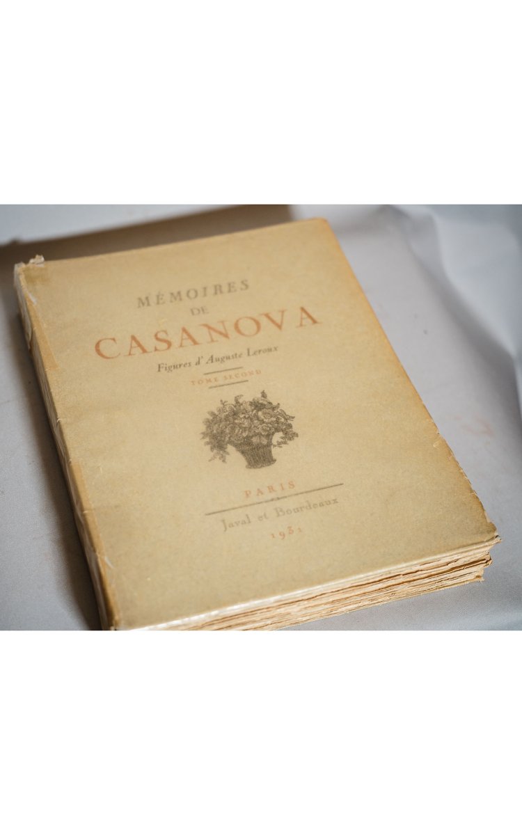 MEMOIRES DE CASANOVA, 10 volumes, complet, Figures d'Auguste LEROUX-photo-4