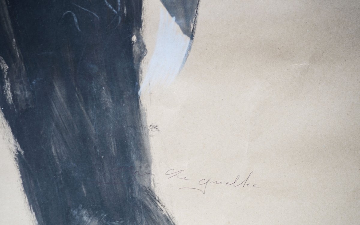 Yves Le Guellec, "woman With A Hat"-photo-3