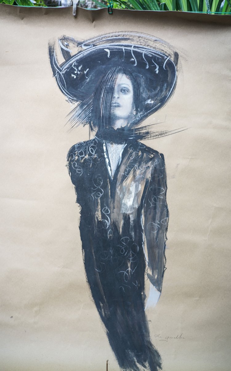 Yves Le Guellec, "woman With A Hat"