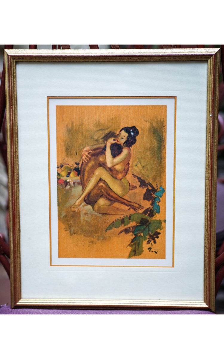 BRENOT Raymond, Quatre illustrations de "La Chair comme tapis de prière"-photo-5