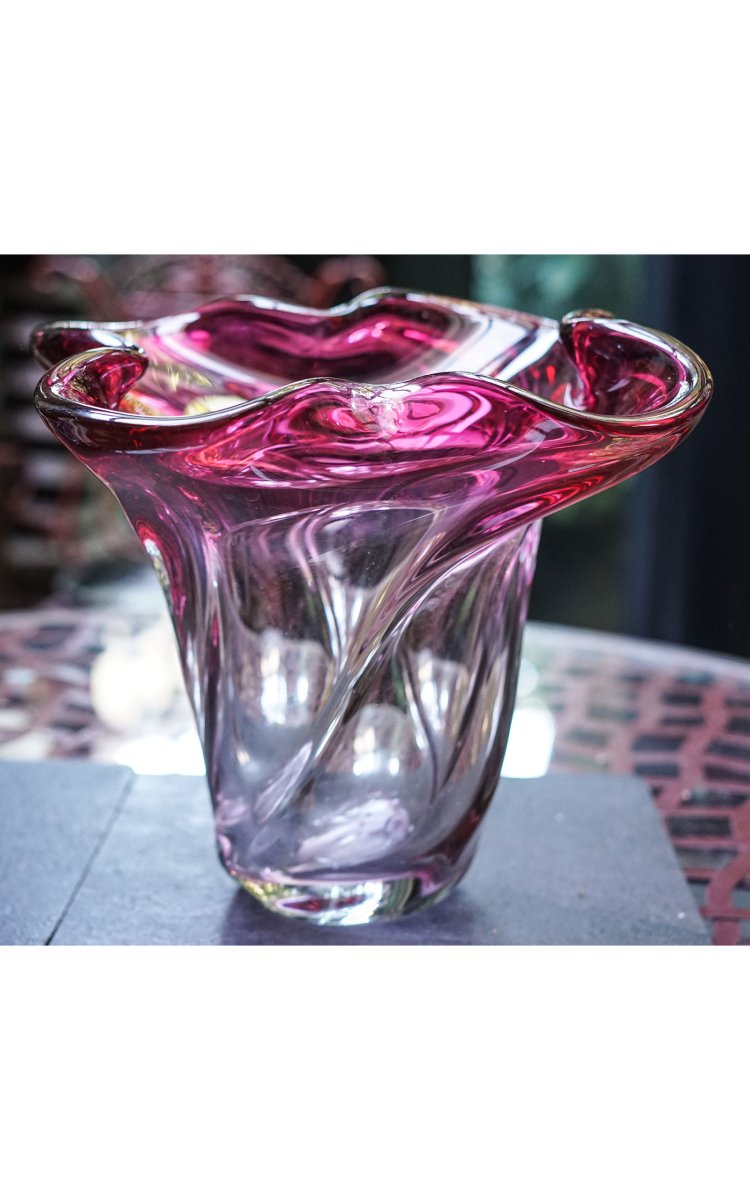 Vase Murano, cristal massif-photo-2
