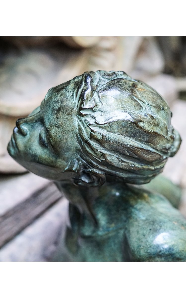 Deville-chabrolle Marie-paule, "the Beautiful Flight" Bronze-photo-4