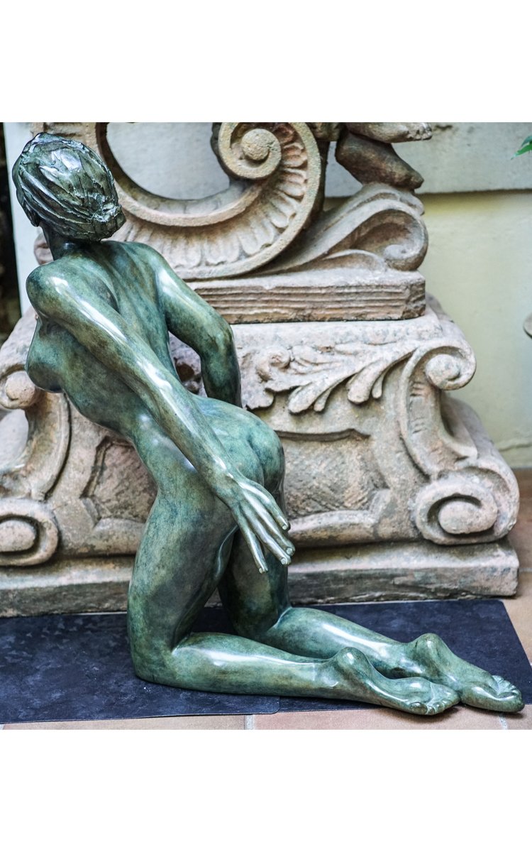 Deville-chabrolle Marie-paule, "the Beautiful Flight" Bronze-photo-2