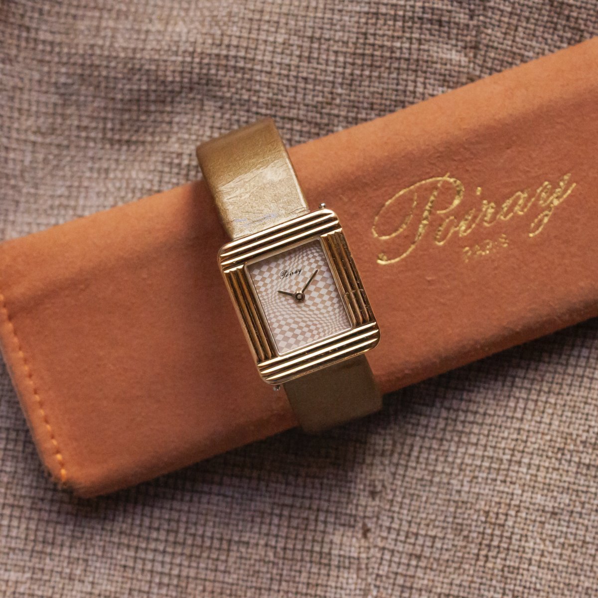 Poiray, "my First," Gold And Steel Tank-photo-2