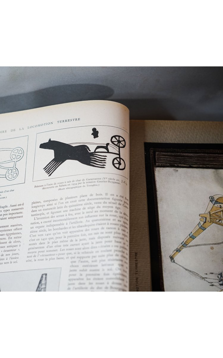 HISTOIRE DE LA LOCOMOTION TERRESTRE, L'Illustration, 2 Volumes-photo-1