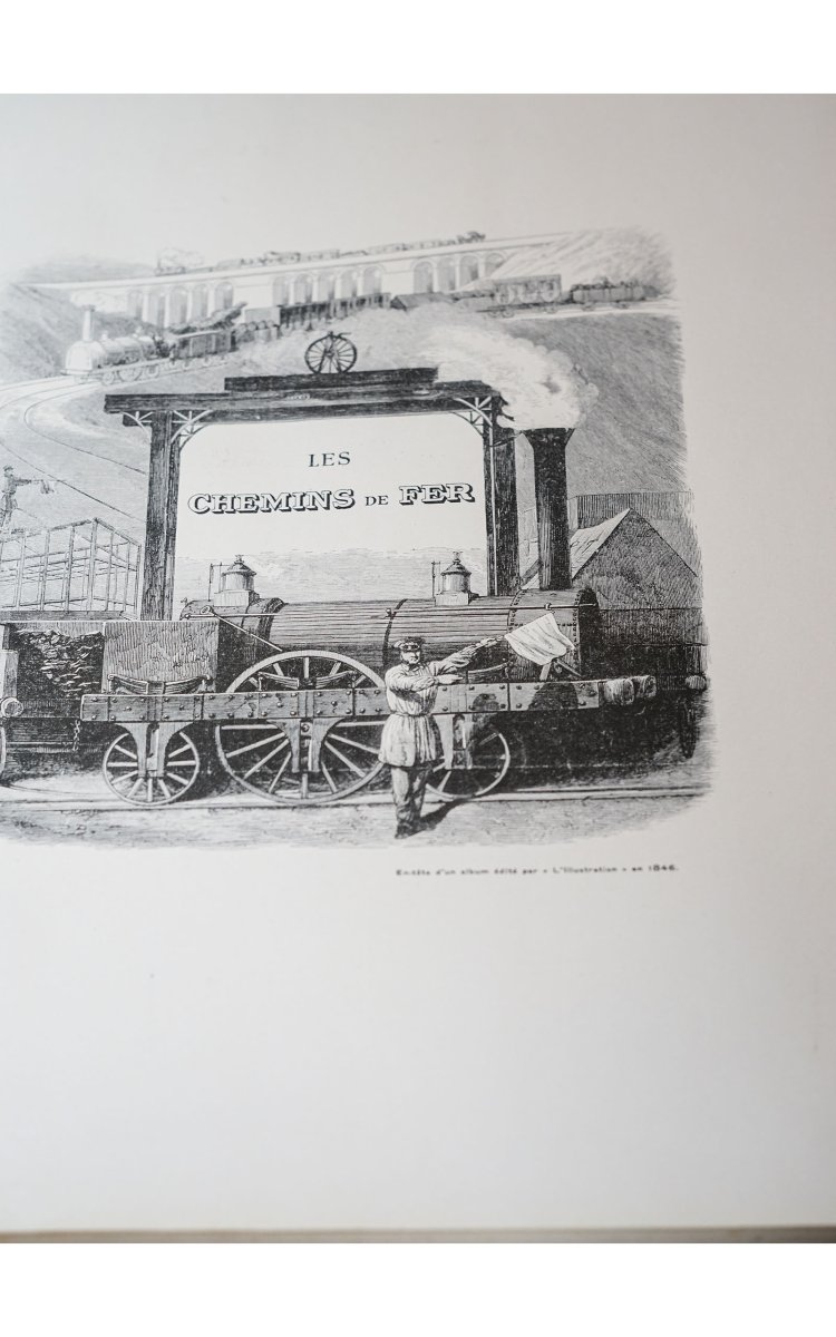 HISTOIRE DE LA LOCOMOTION TERRESTRE, L'Illustration, 2 Volumes-photo-6