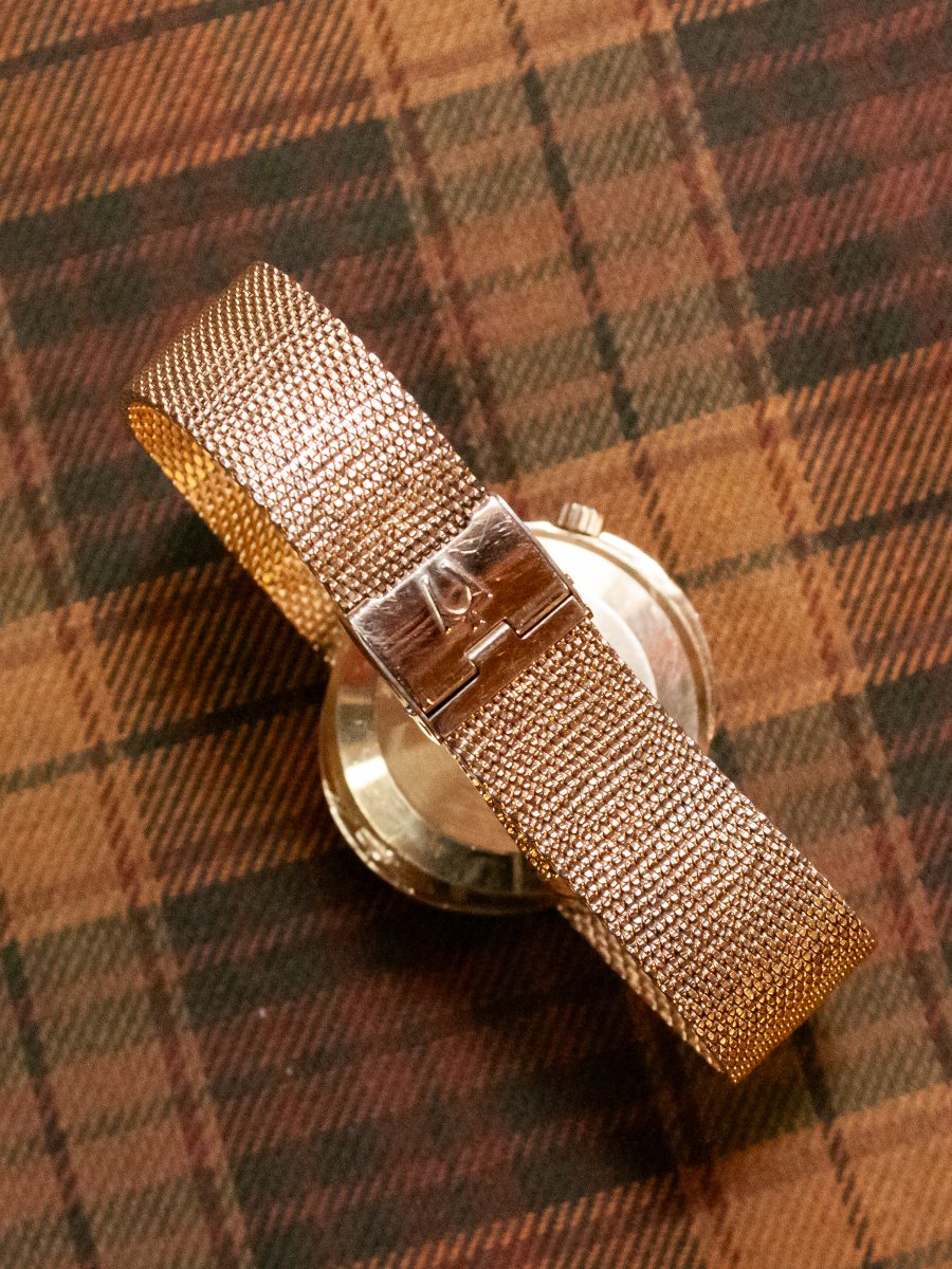 Bulova Accutron, Integrated Bracelet, Gold Plated-photo-6