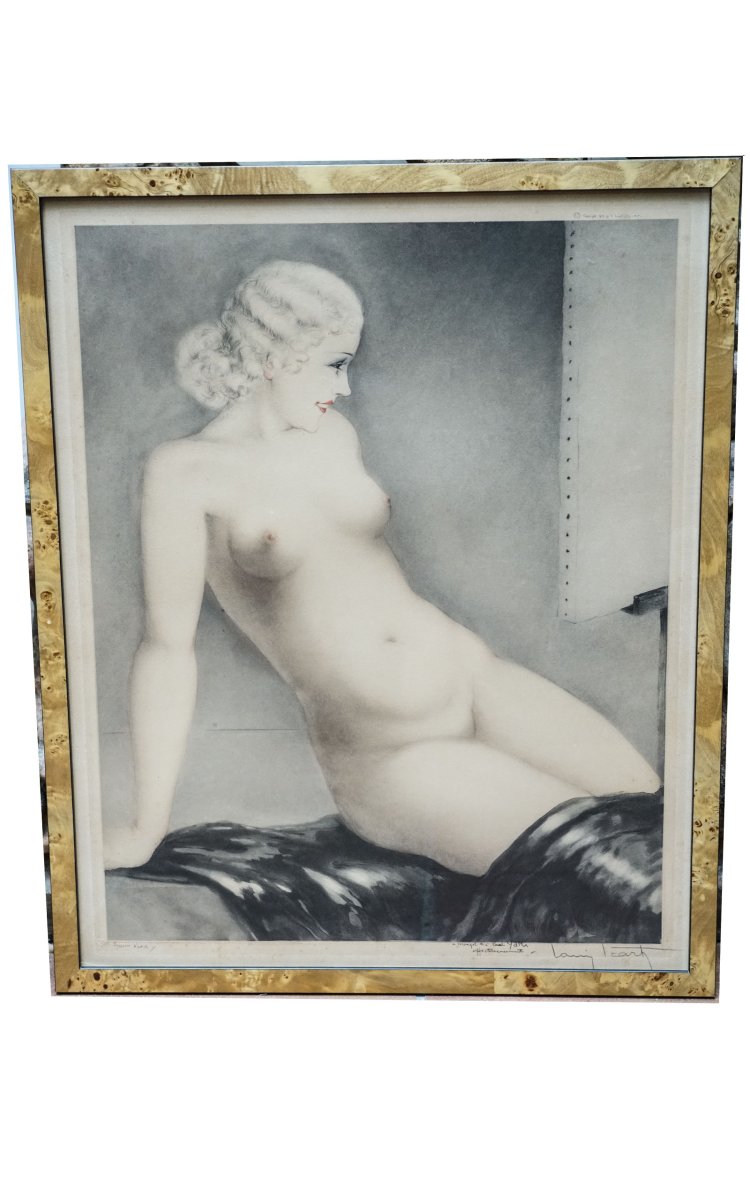 Louis ICART, Le modèle. Épreuve d'artiste
