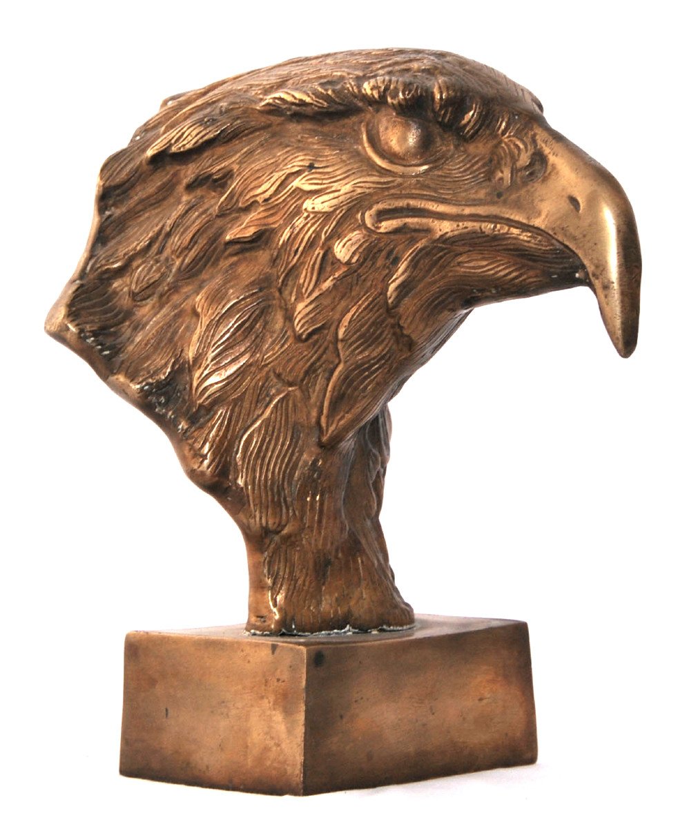 Proantic: Tête d'Aigle Bronze