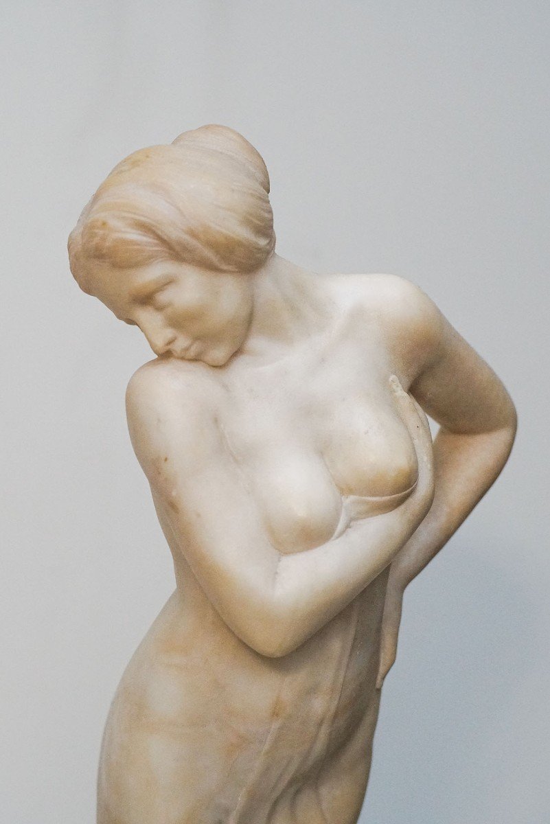 SILAU, femme marbre blanc-photo-2