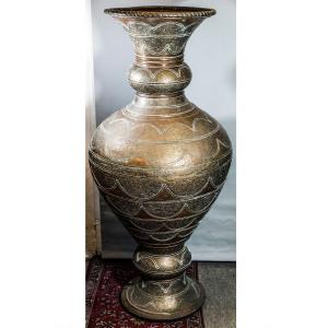 Monumental Oriental Amphora, Copper 1.36 M