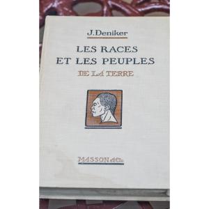 Deniker (j.). The Races And Peoples Of The Earth. Paris, Masson, 1926