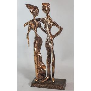 Yves LOHÉ, Couple de personnages bronze
