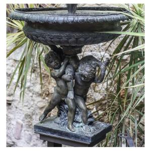 Bronze Putti Fountain