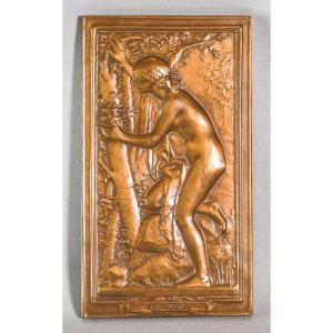 Daniel DUPUIS, 1847-1899, LE NID Médaille bronze