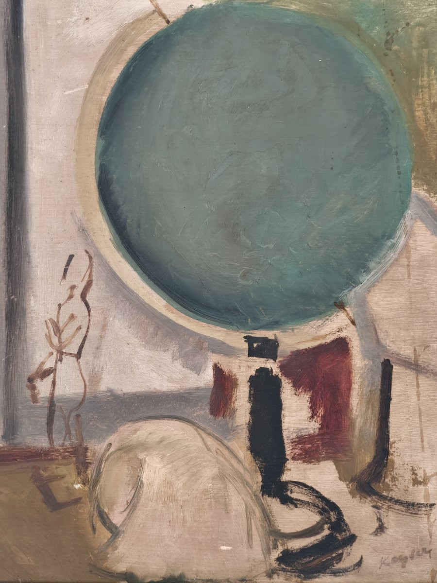 Still Life With Globe And Shell, 20th Century-photo-2