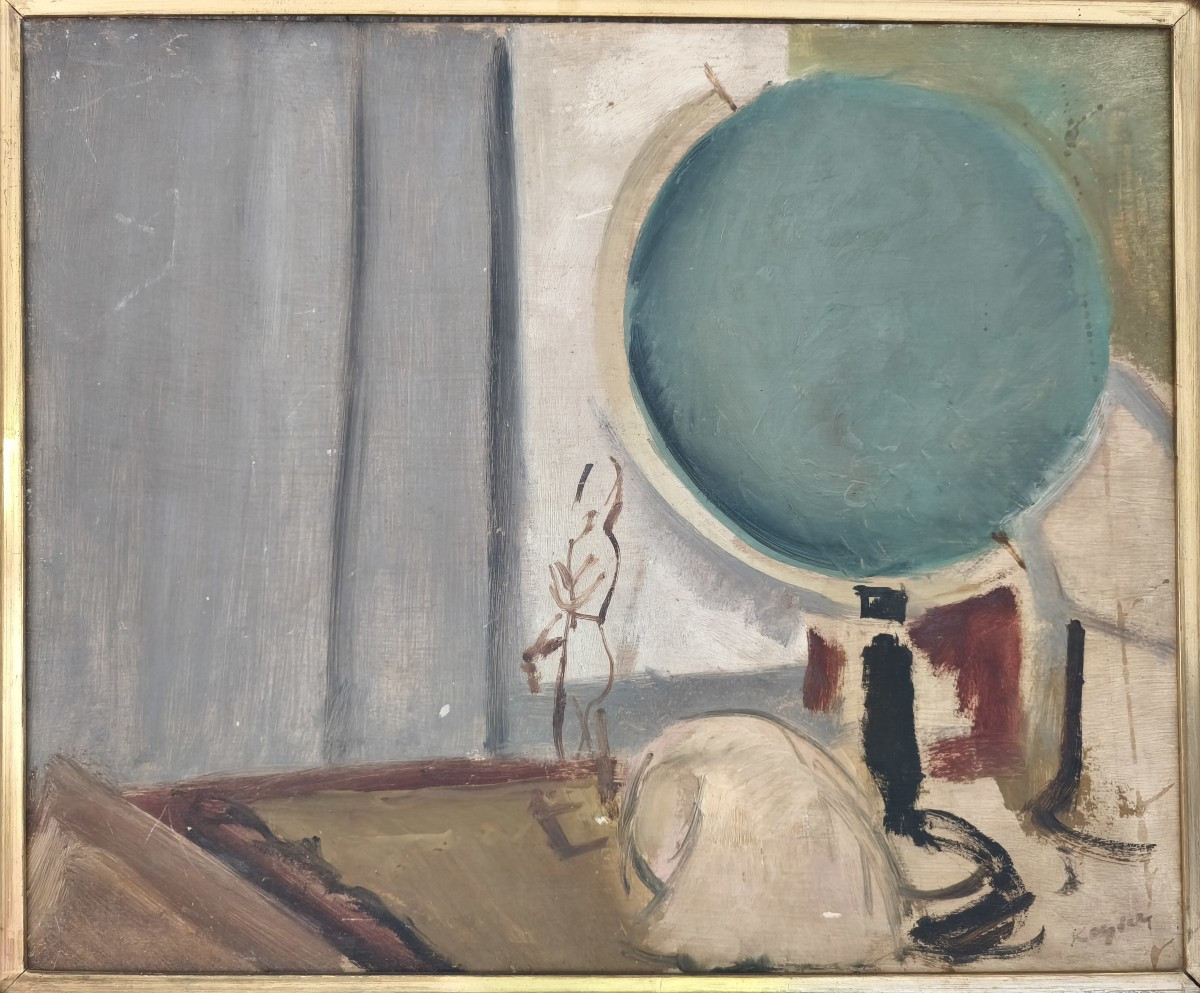 Still Life With Globe And Shell, 20th Century