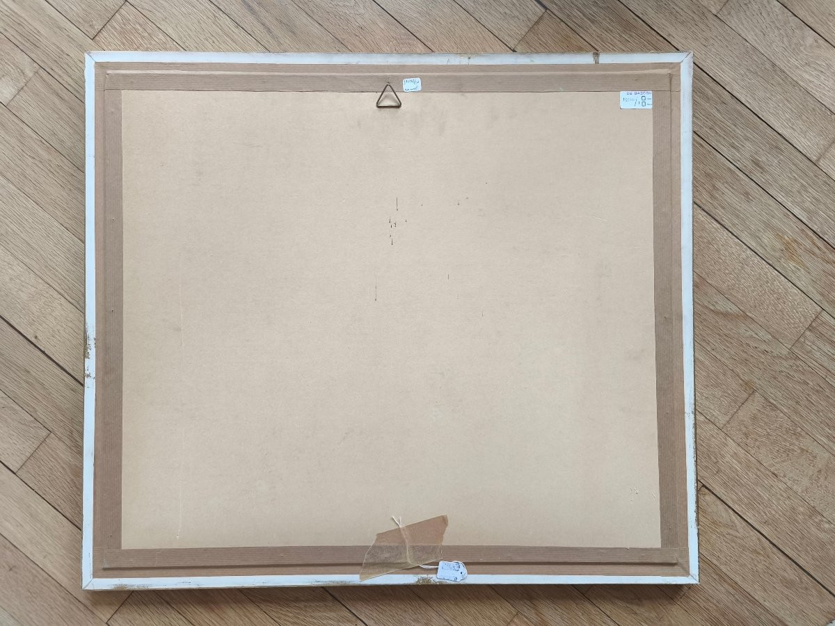 The Canal At Saint-denis, Gouache, Signed Georges Joubin (1888-1983), Montmartre School-photo-4