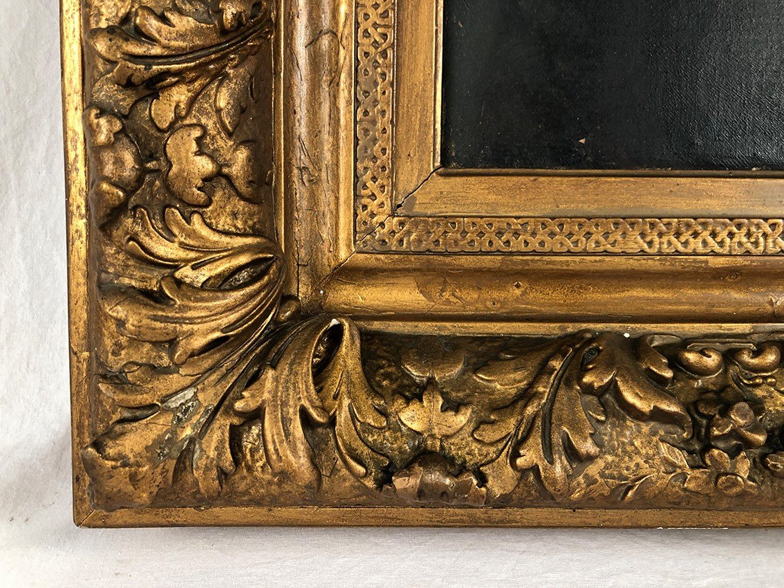 Artheme Denis, Portrait De Jeune Femme. Huile Sur Toile Signée Et Datée 1885-photo-4