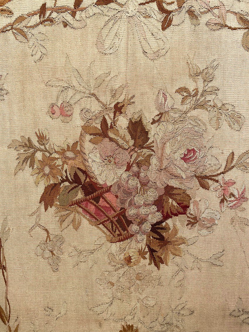 Gilded Wood Fireplace Screen, Decorated With Tapestry, Napoleon III Period-photo-3